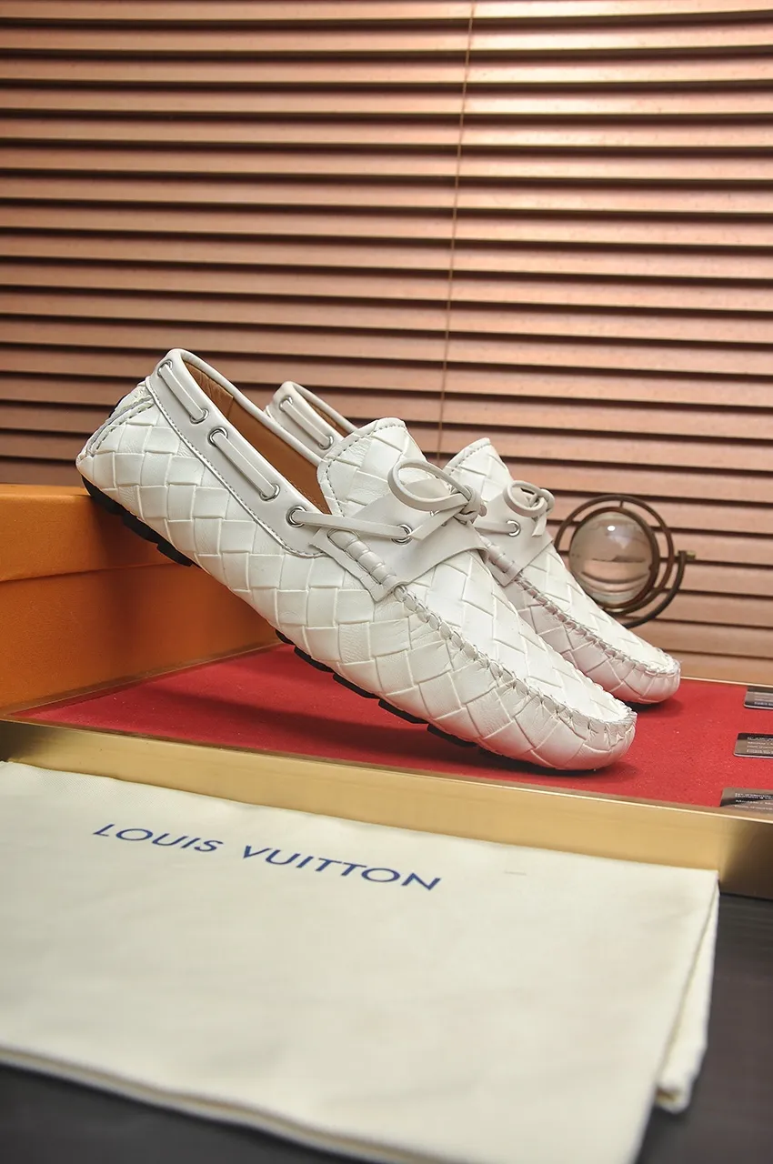 Men's Men's Shoes💰420💶【GUCCI】 (High-end Niuli) New 🍀Gucci*——Gucci Doudou Shoes! Made of imported original cowhide, the inner top layer is comfortable cowhide lining! Original wear-resistant rubber outsole! High quality products! Code number 38-44!